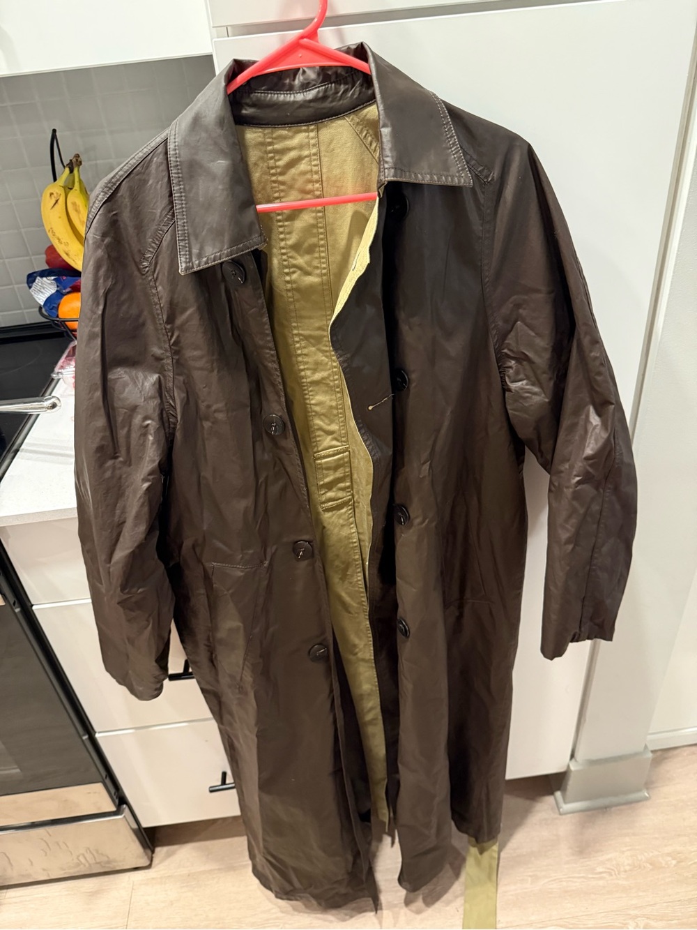 Zara oversized reversible Trench Coat - Picture 3 of 5